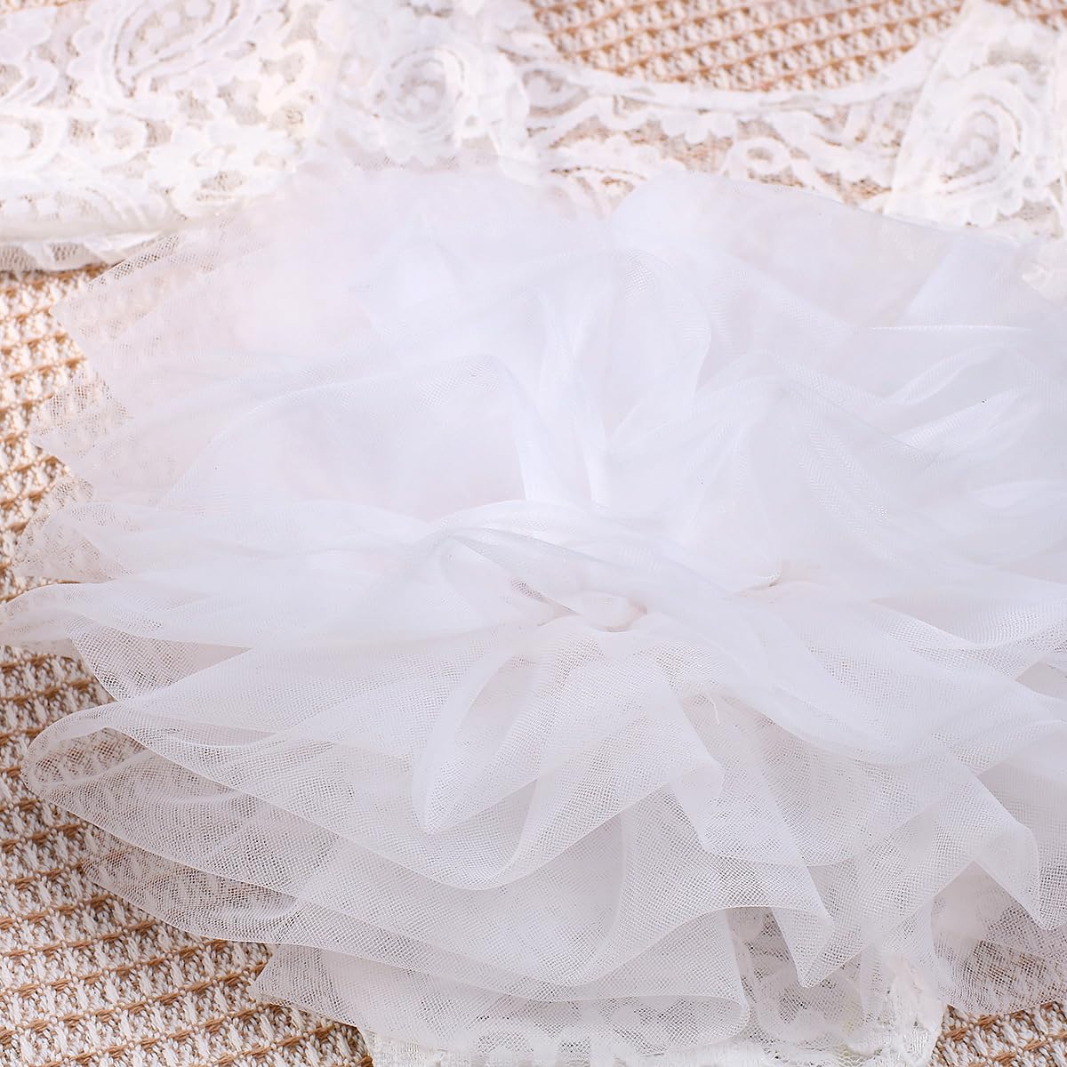 Newborn Photography Outfits Girl Baby Photography Props Lace Romper with Headress Newborn Outfits Girls Photo Props
