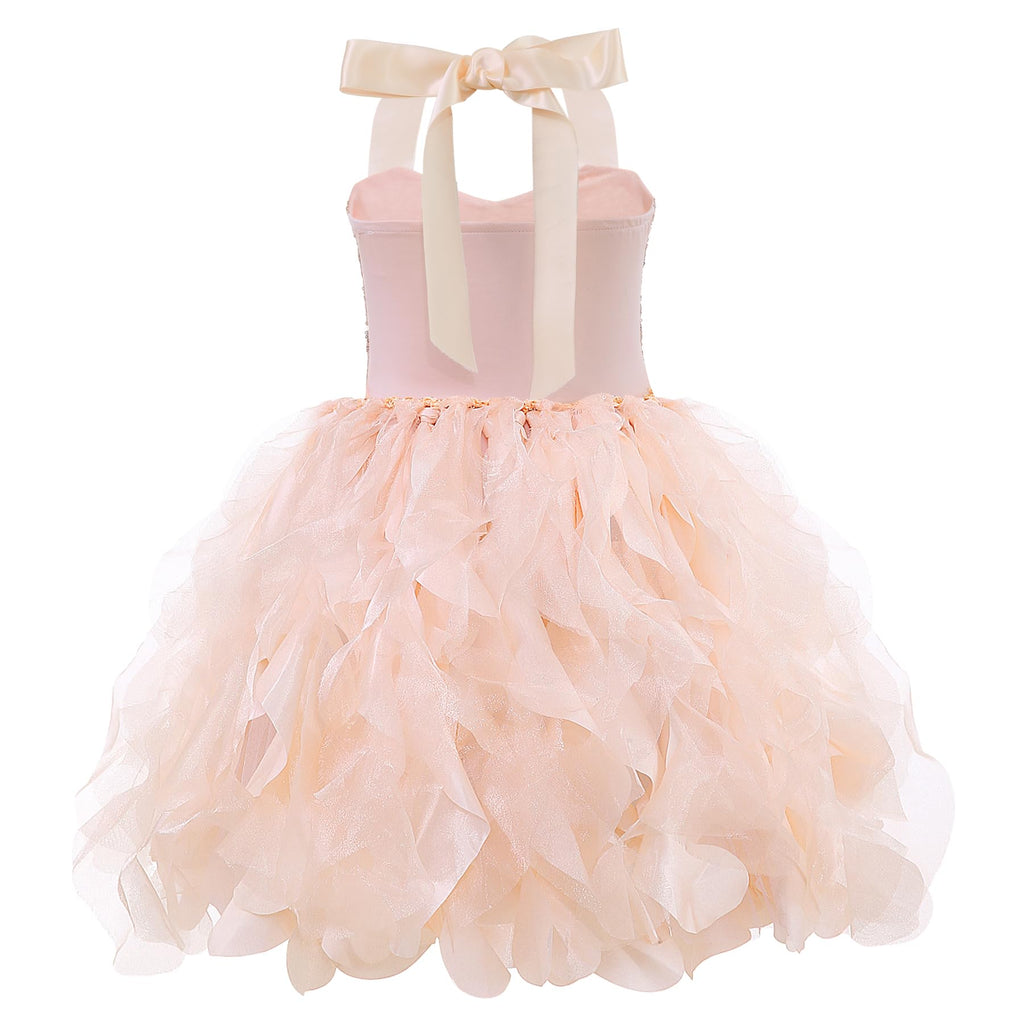 Suppromo Tutu Dress for Girls Sparkly Sequin Tulle Princess Birthday Party Prom Outfit Toddler Girls Sneaker Ball Gown Dress