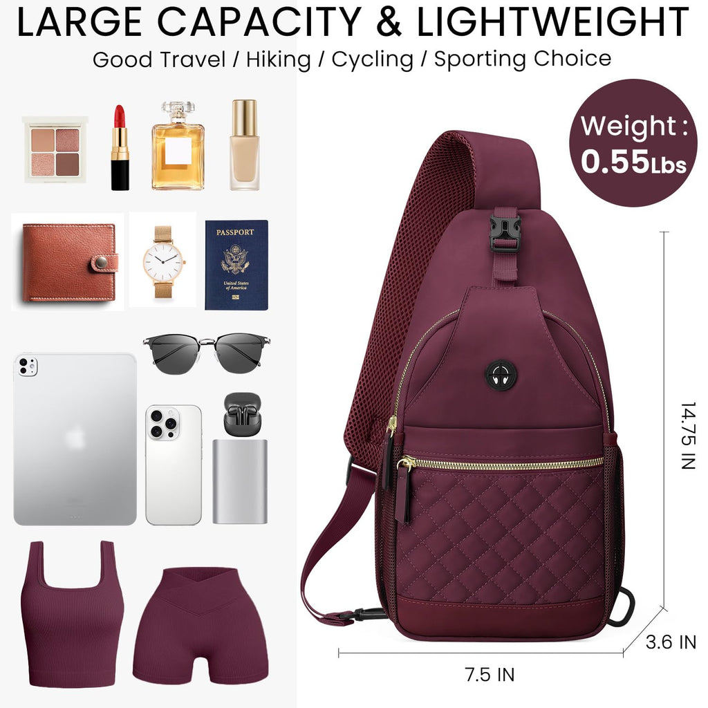 Small Crossbody Purses Bags for Women Men Travel, Chest Sling Bag Women Casual Cross Body Bag for Woman Sling Backpack