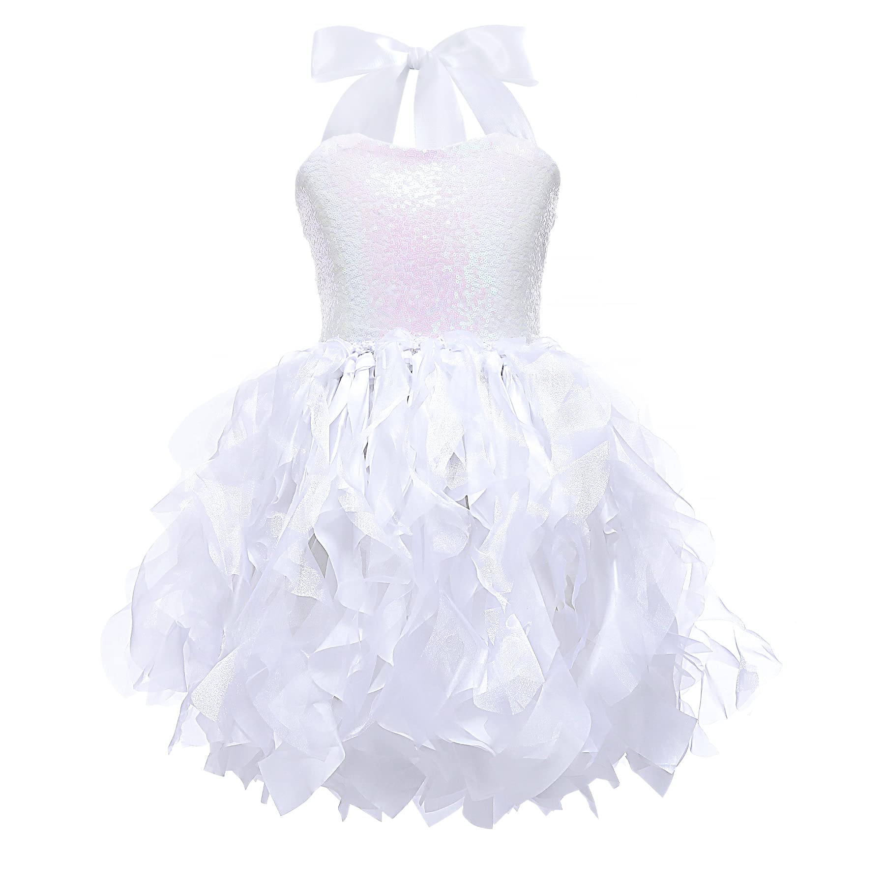 Suppromo Tutu Dress for Girls Sparkly Sequin Tulle Princess Birthday Party Prom Outfit Toddler Girls Sneaker Ball Gown Dress