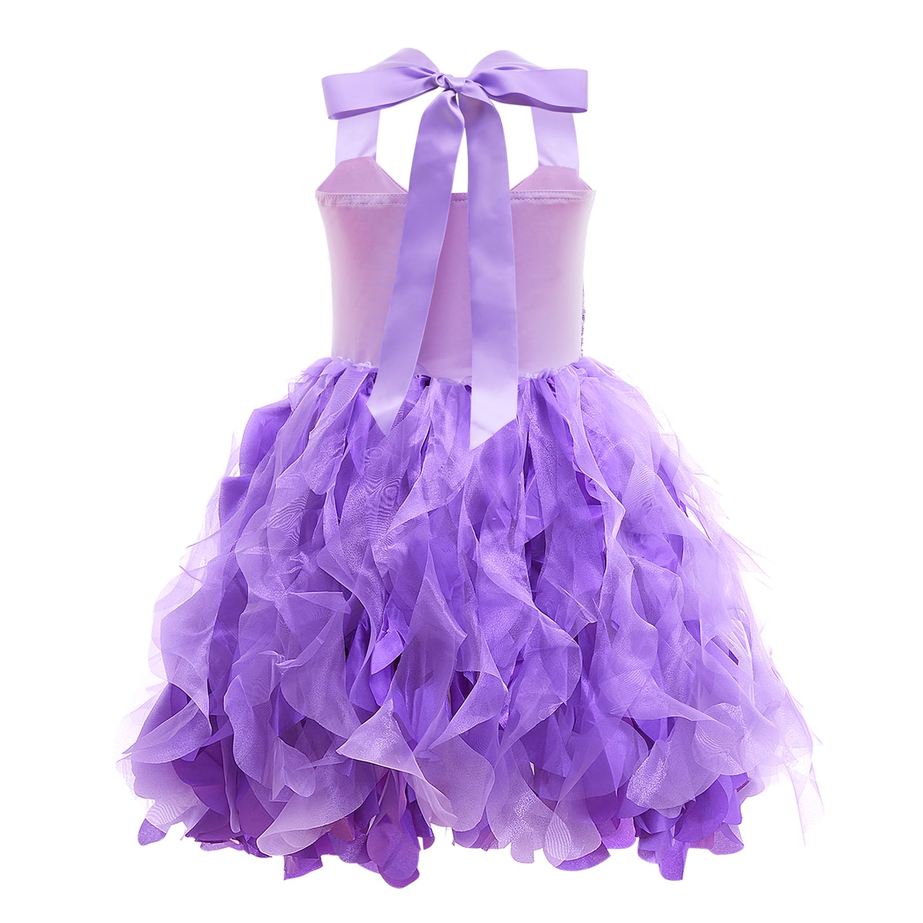 Suppromo Tutu Dress for Girls Sparkly Sequin Tulle Princess Birthday Party Prom Outfit Toddler Girls Sneaker Ball Gown Dress