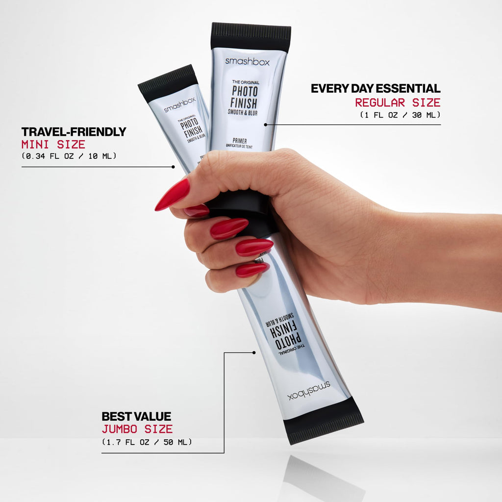 Smashbox The Original Photo Finish Smooth & Blur Makeup Primer | Instantly Smooths and Blurs Fine Lines and Pores | Vitamins A + E