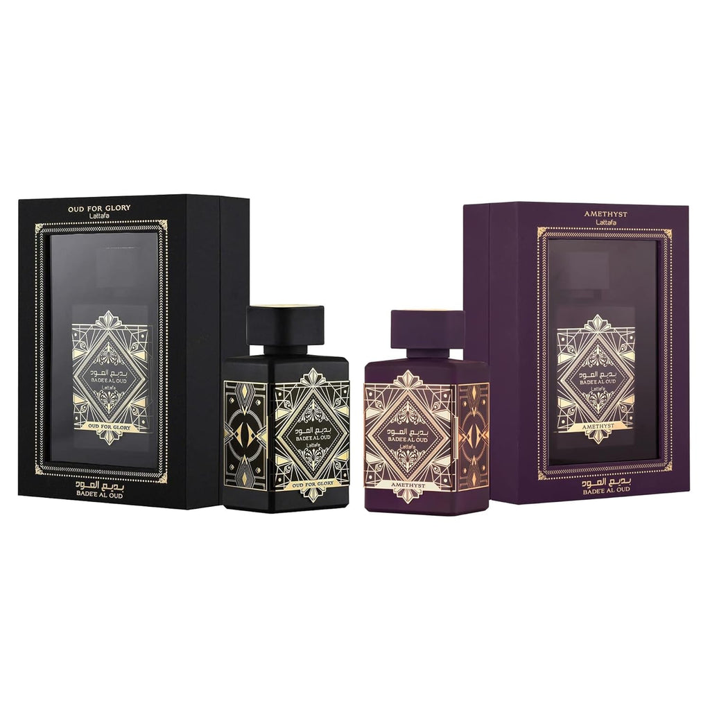 Lattafa Perfumes Bade'e Al Oud, Oud for Glory for Unisex Eau de Parfum Spray, 3.4 Ounce