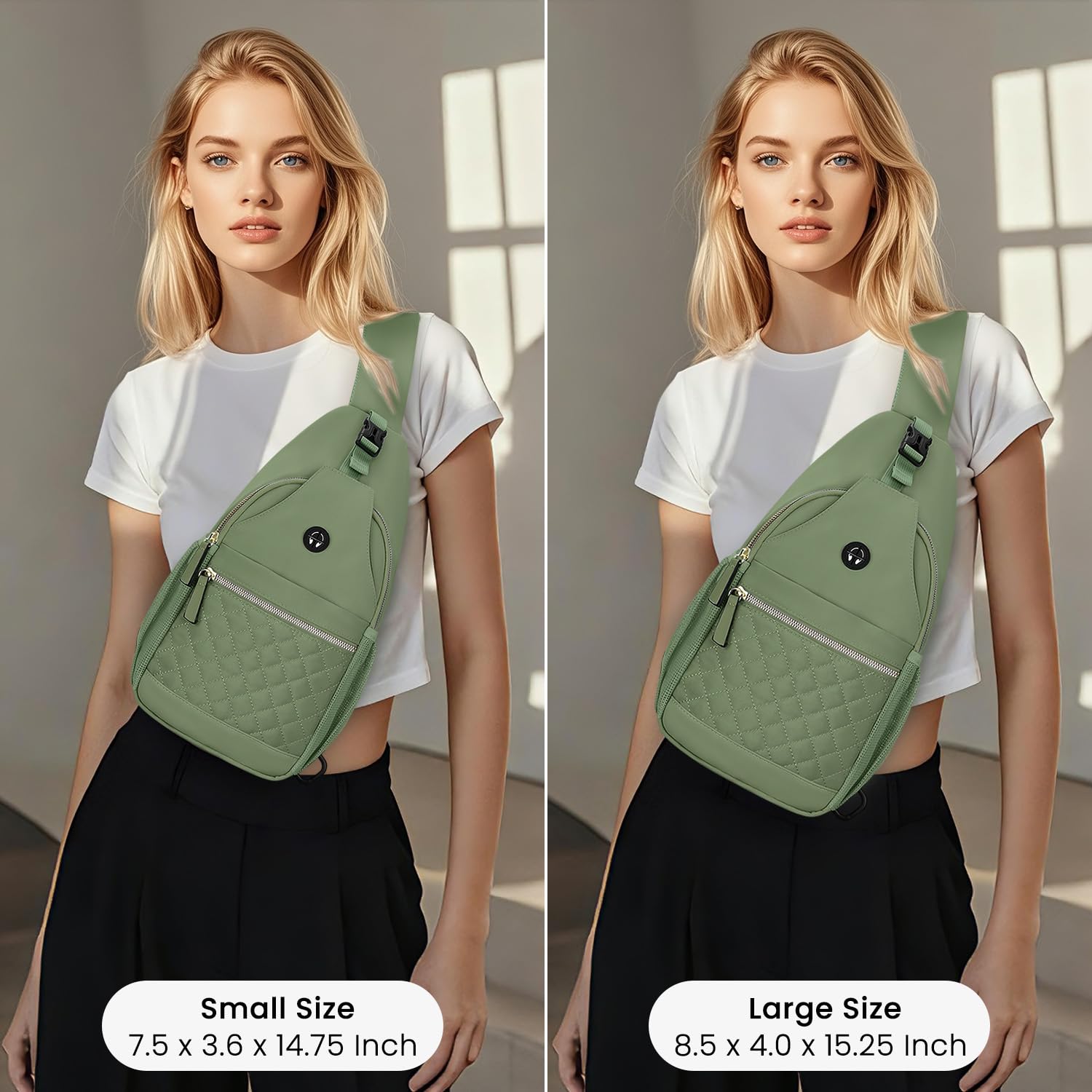 Small Crossbody Purses Bags for Women Men Travel, Chest Sling Bag Women Casual Cross Body Bag for Woman Sling Backpack