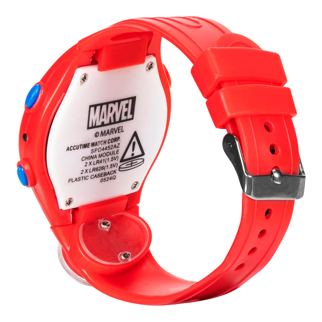 Marvel Spider-Man Kids Watches – Digital Display, Interactive Features, Adjustable Strap, Vibrant Spider-Man Graphics, Durable for Active Kids