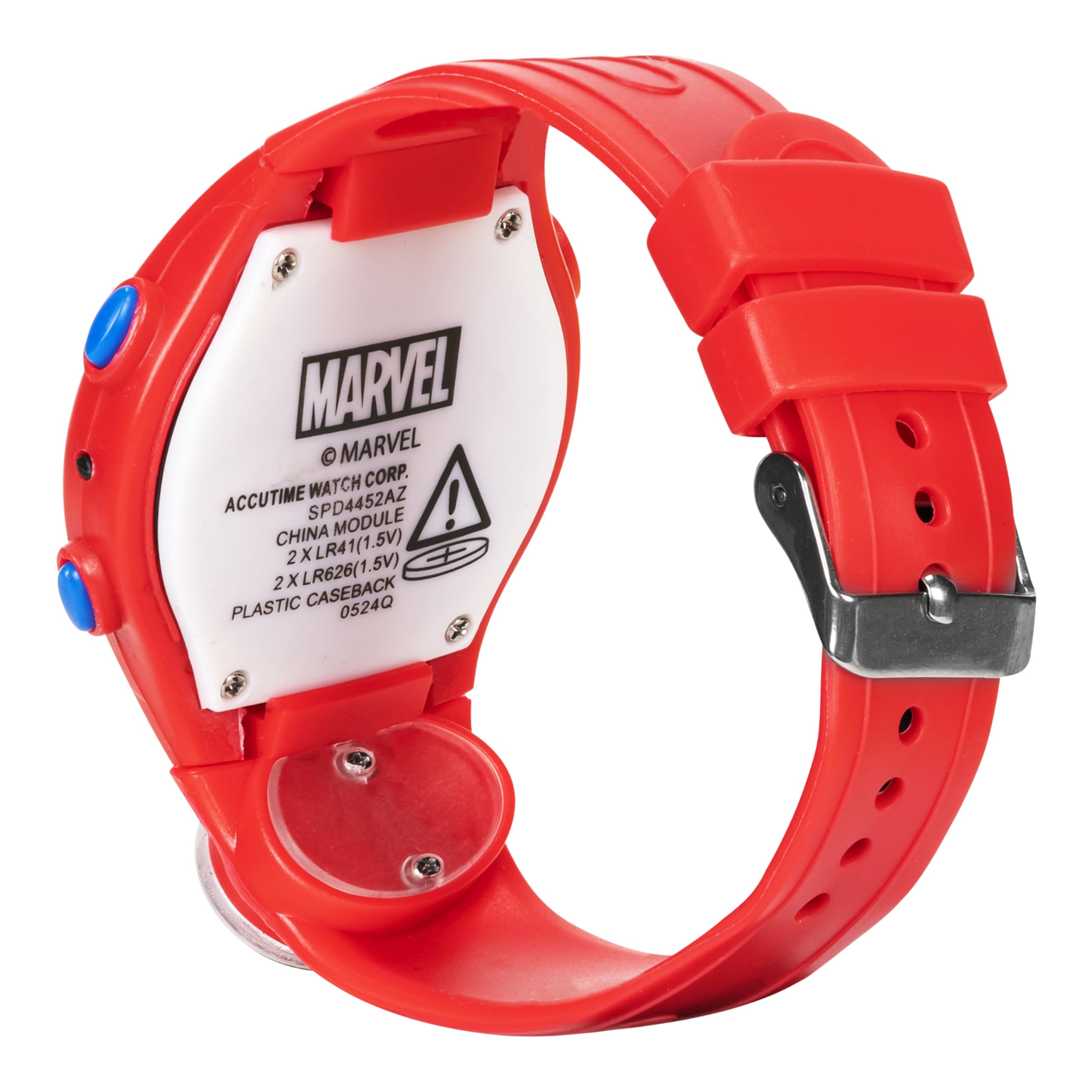 Marvel Spider-Man Kids Watches – Digital Display, Interactive Features, Adjustable Strap, Vibrant Spider-Man Graphics, Durable for Active Kids