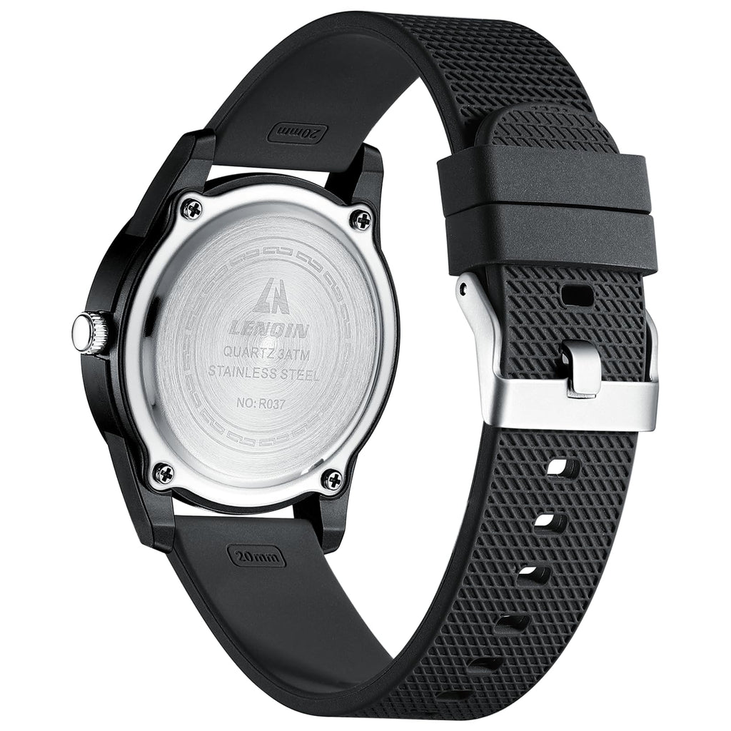 LN LENQIN Mens Watches Waterproof Stainless Steel Watch for Men Analog Quartz Fashion Business Designer Wristwatch