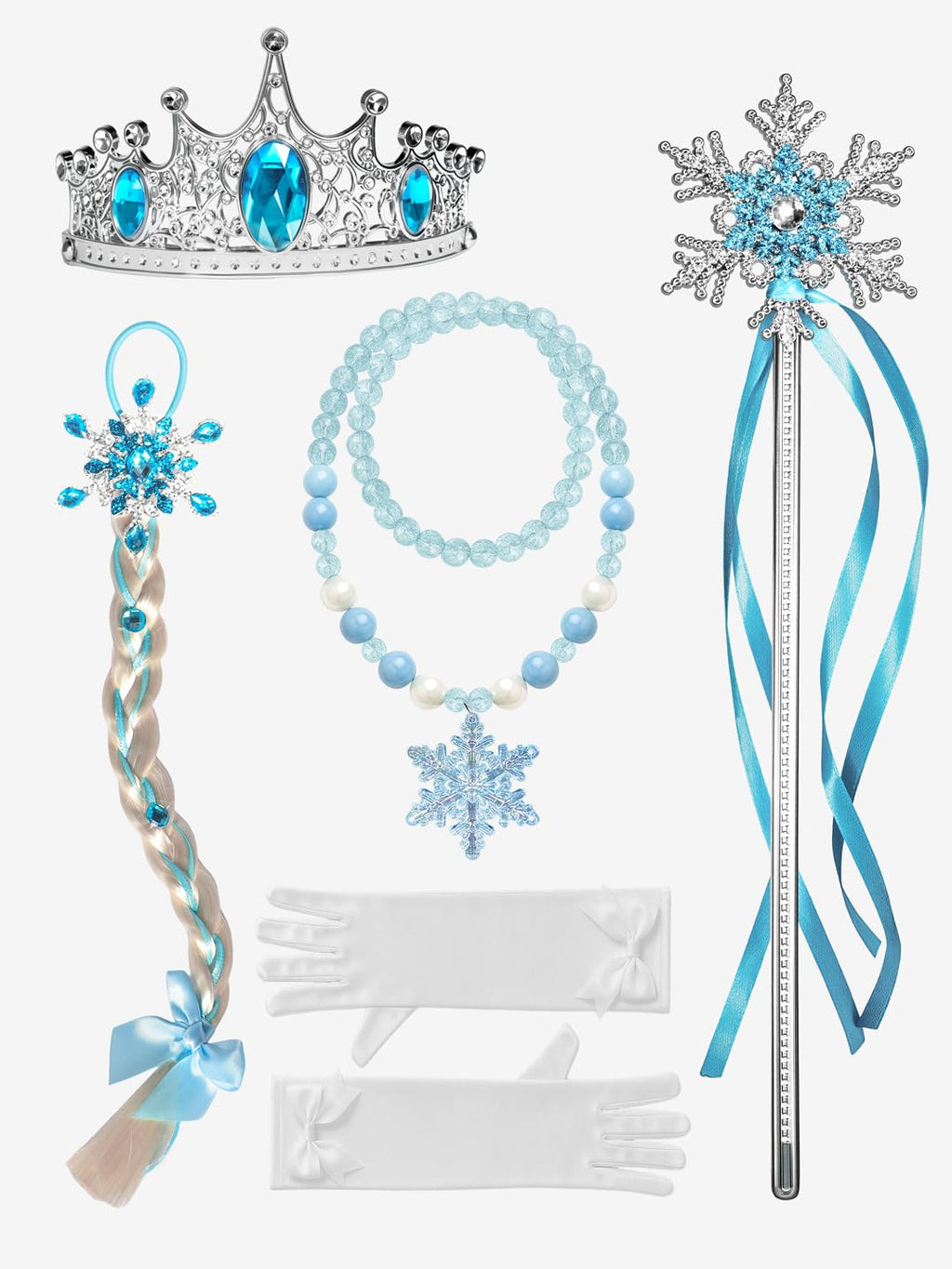 Princess Costume for Girls, RGB Light Up Princess Dress up Birthday Syncs Music App Control, Halloween costume 3-9