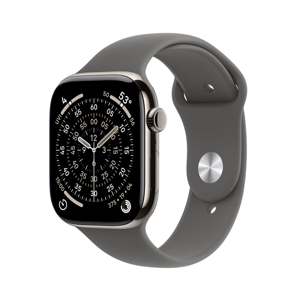Apple Watch Series 11 [GPS + Cellular 42mm] Smartwatch with Rose Gold Aluminum Case w Light Blush Sport Band - S/M. Sleep Score, Fitness Tracker, Health Monitoring, Always-On Display, Water Resistant