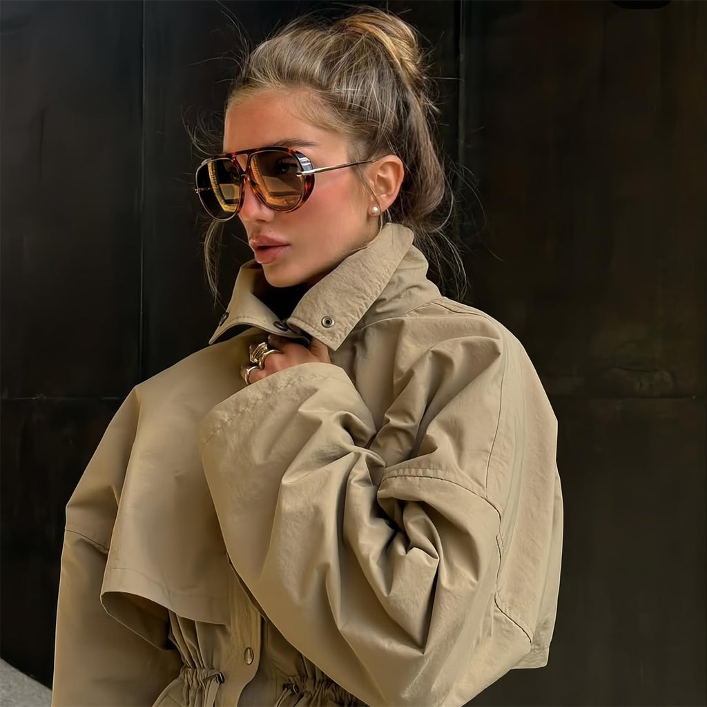 GUVIVI Retro Gold Aviator Sunglasses for Women Men, 2026 Metal Oversized 70s Aviators Black Vacation Beach Sun Glasses