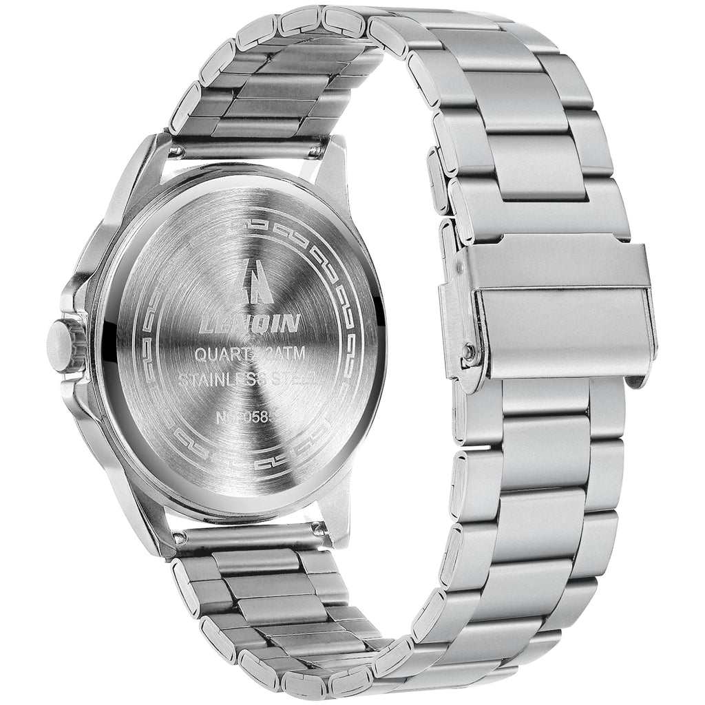 LN LENQIN Mens Watches Waterproof Stainless Steel Watch for Men Analog Quartz Fashion Business Designer Wristwatch