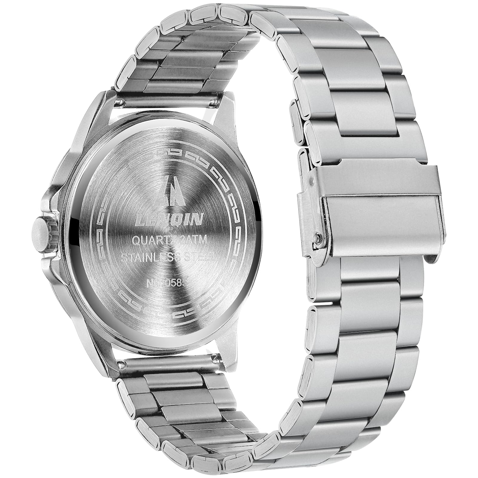 LN LENQIN Mens Watches Waterproof Stainless Steel Watch for Men Analog Quartz Fashion Business Designer Wristwatch