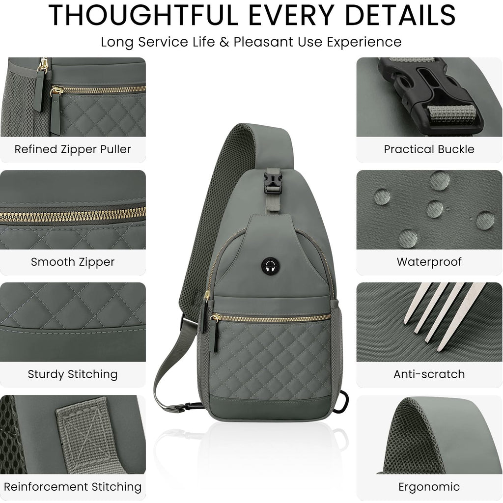 Small Crossbody Purses Bags for Women Men Travel, Chest Sling Bag Women Casual Cross Body Bag for Woman Sling Backpack