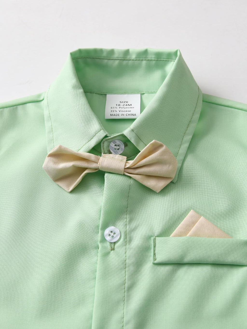 Boarnseorl Baby Boys Gentleman Outfits Suits, Infant Shirt+Shorts+Bow Tie+Suspenders