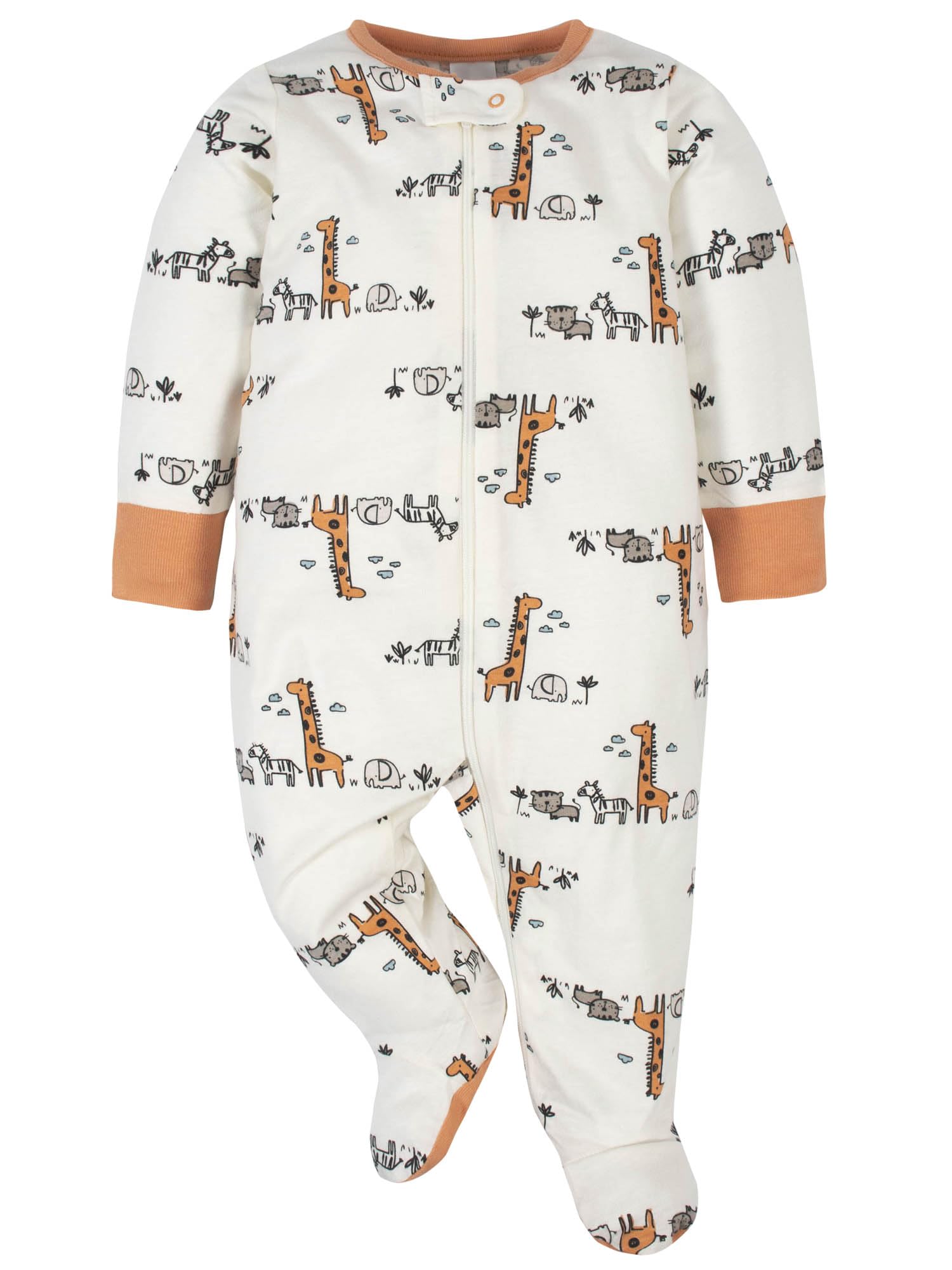 Gerber baby-boys 4 Pack Sleep 'N Play Footie