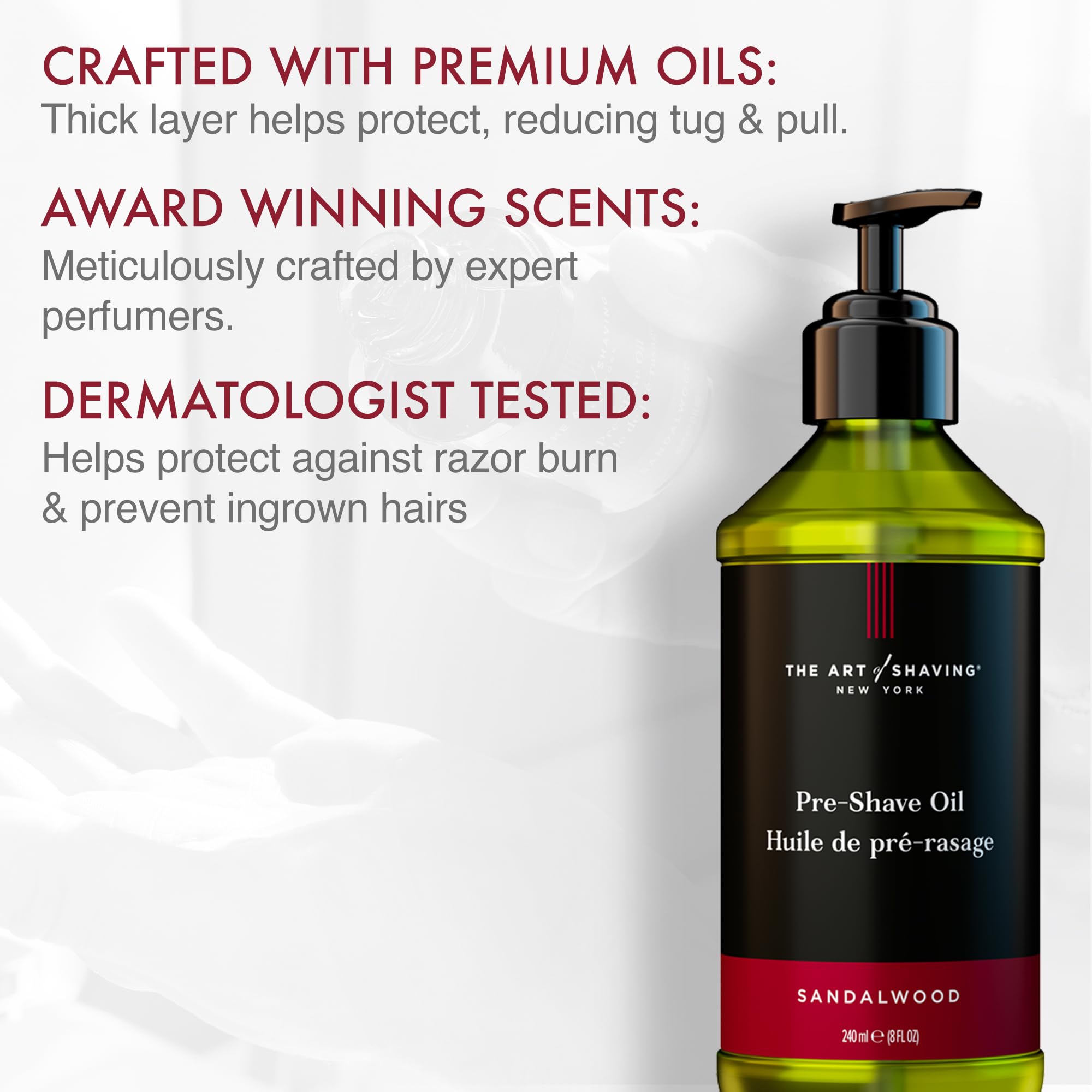 The Art of Shaving Pre Shave Beard Oil for Men