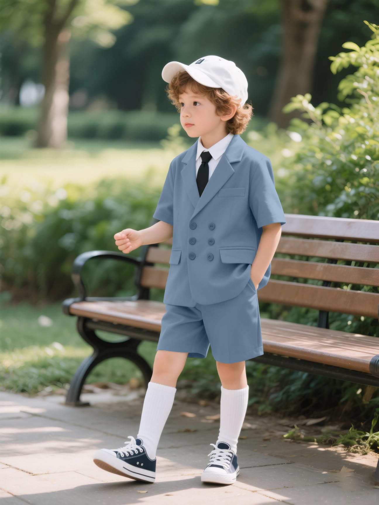 Short Suits for Boys Kid 6 Pieces Summer Tuxedo Formal Suit Beach Wedding Outfit for Teens Jacket Vest Shorts Pants Set