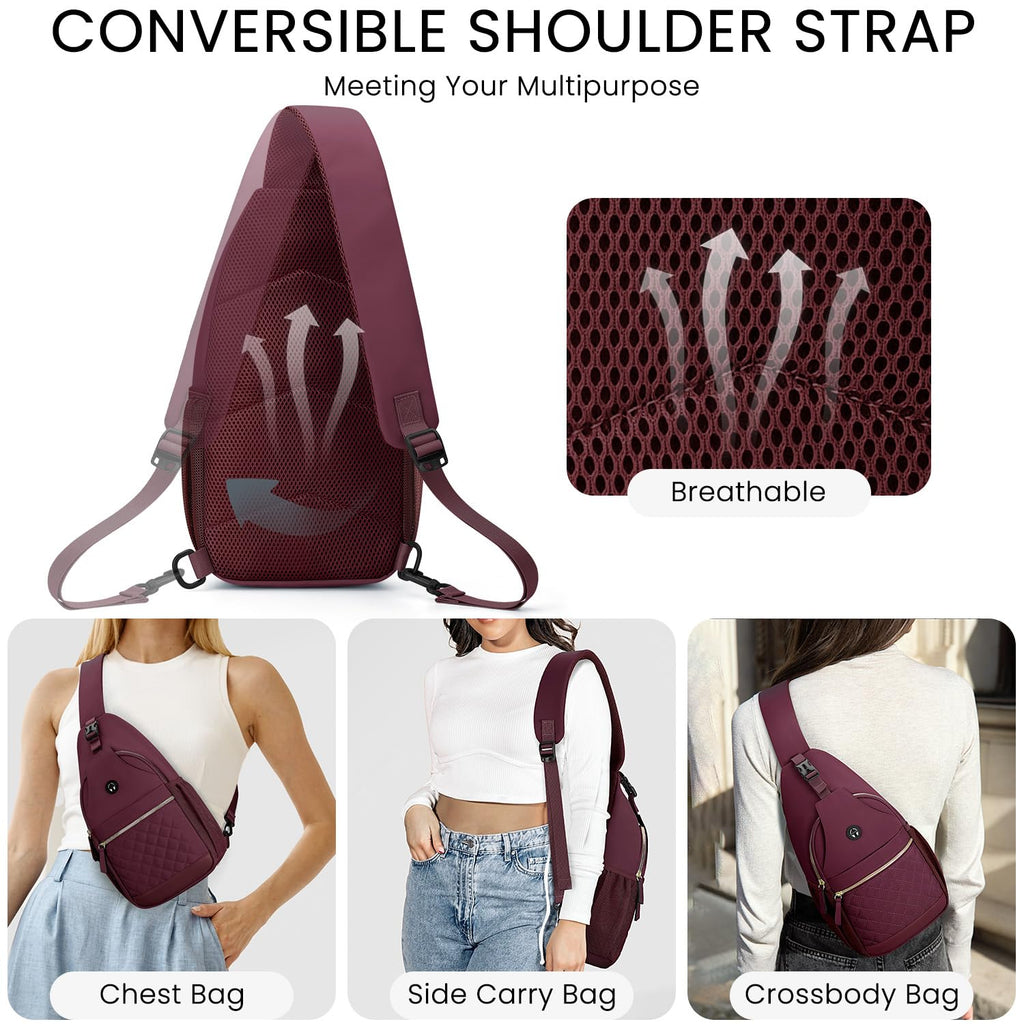 Small Crossbody Purses Bags for Women Men Travel, Chest Sling Bag Women Casual Cross Body Bag for Woman Sling Backpack