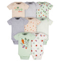 Gerber Unisex-Baby 8-pack Short Sleeve Onesies Bodysuits