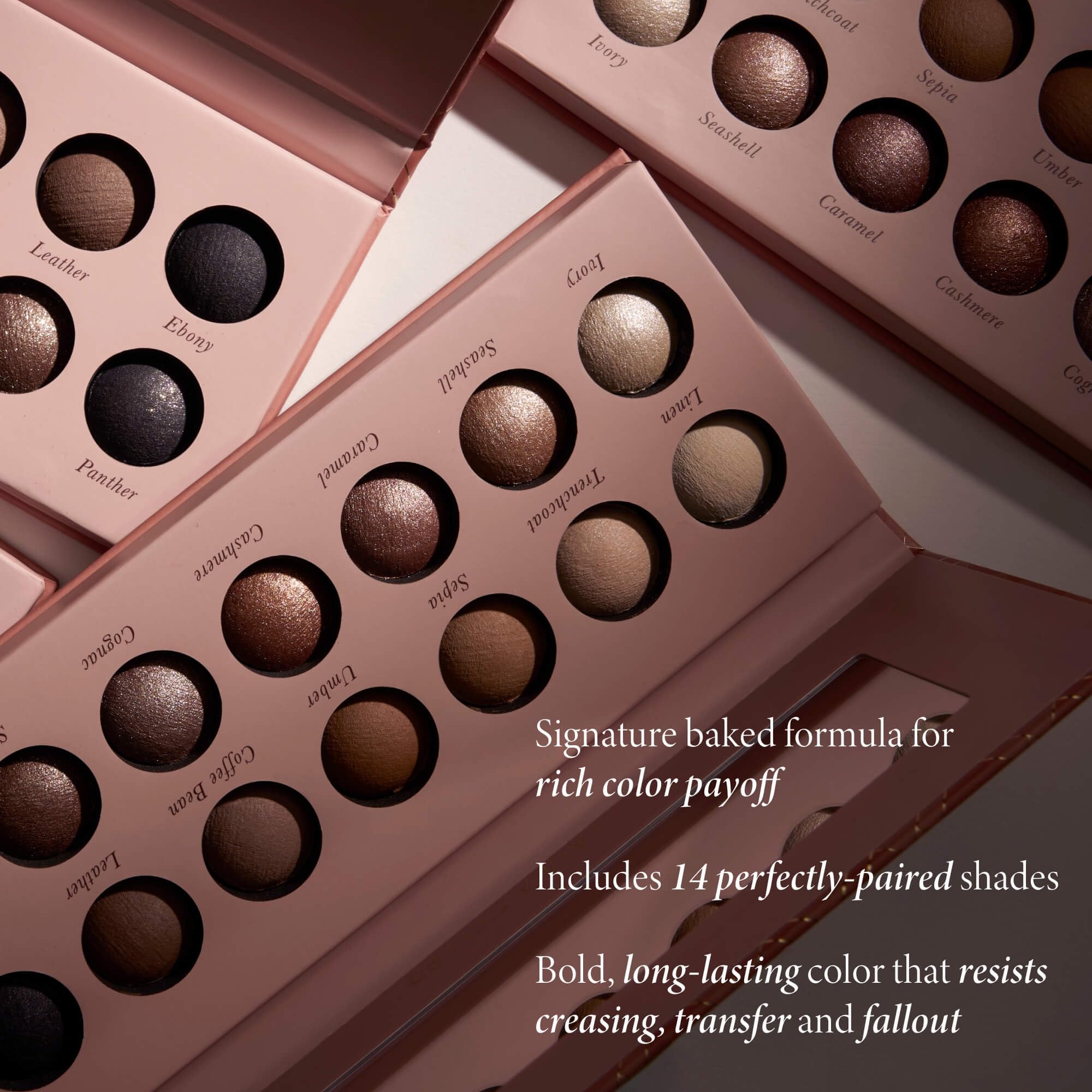 LAURA GELLER NEW YORK The Delectables Earthy Essentials Baked Eyeshadow Palette | 14 Pigmented Eyeshadows Blendable Natural Look