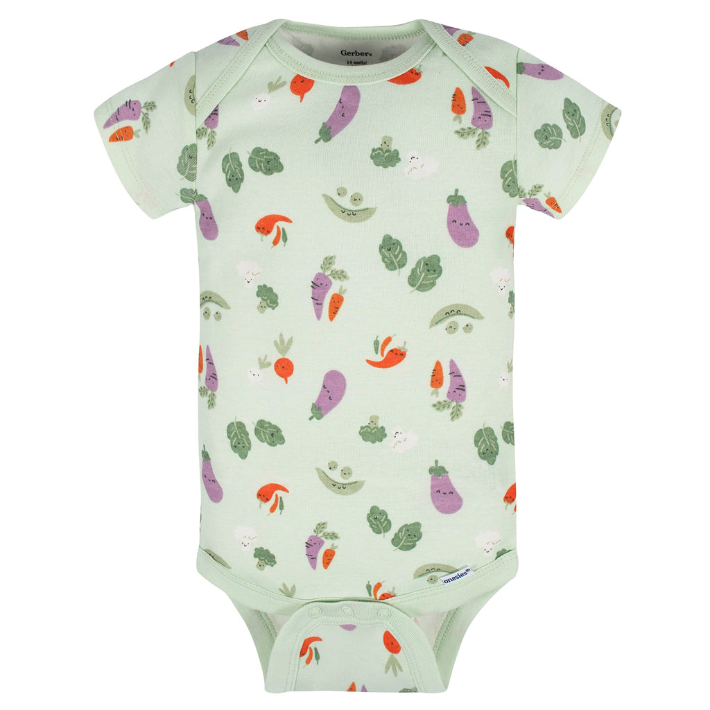 Gerber Unisex-Baby 8-pack Short Sleeve Onesies Bodysuits