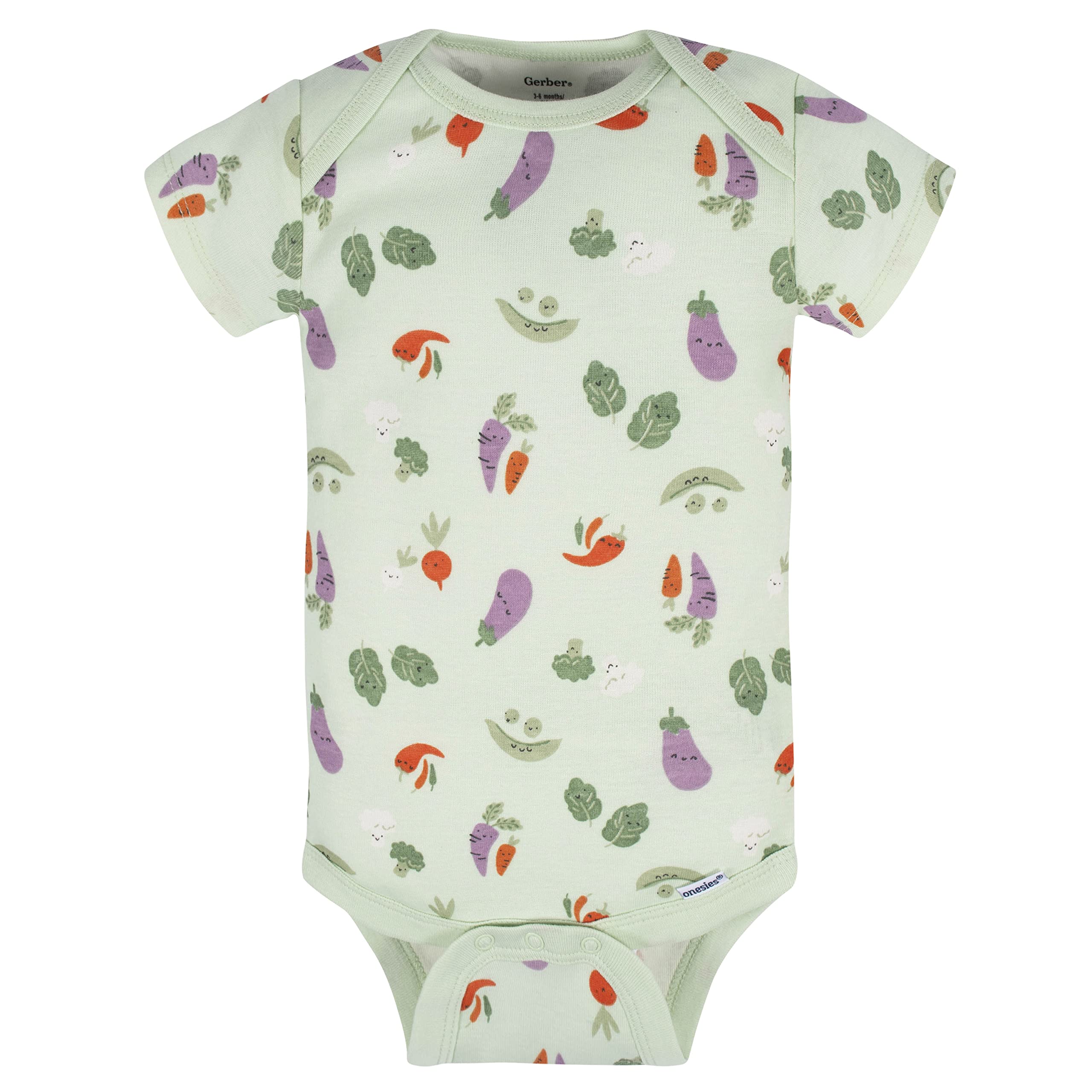 Gerber Unisex-Baby 8-pack Short Sleeve Onesies Bodysuits