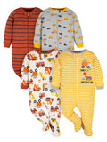Gerber baby-boys 4 Pack Sleep 'N Play Footie