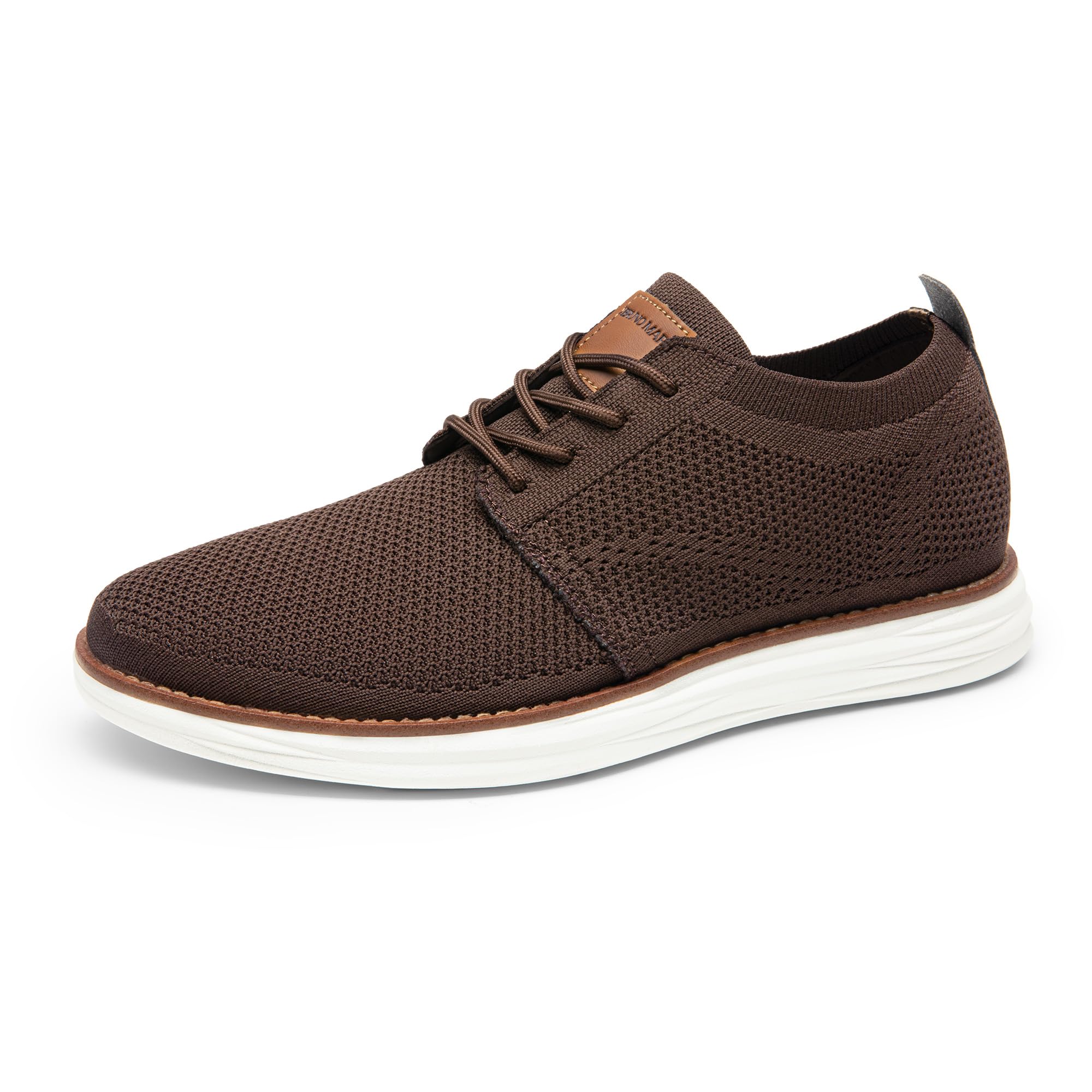 Bruno Marc Men's KnitFlex Breeze Mesh Sneakers Oxfords Lace-Up Lightweight Casual Walking Shoes