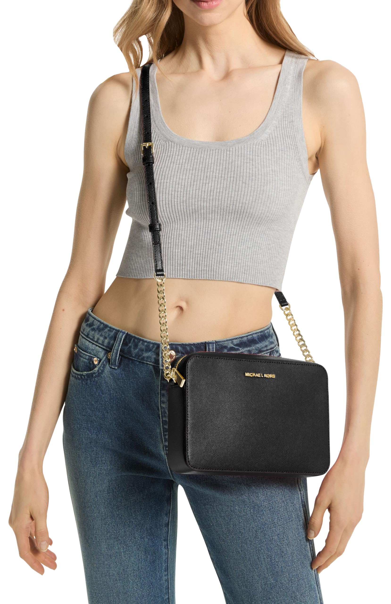 Michael Kors Women's Jet Set Large Crossbody Bag