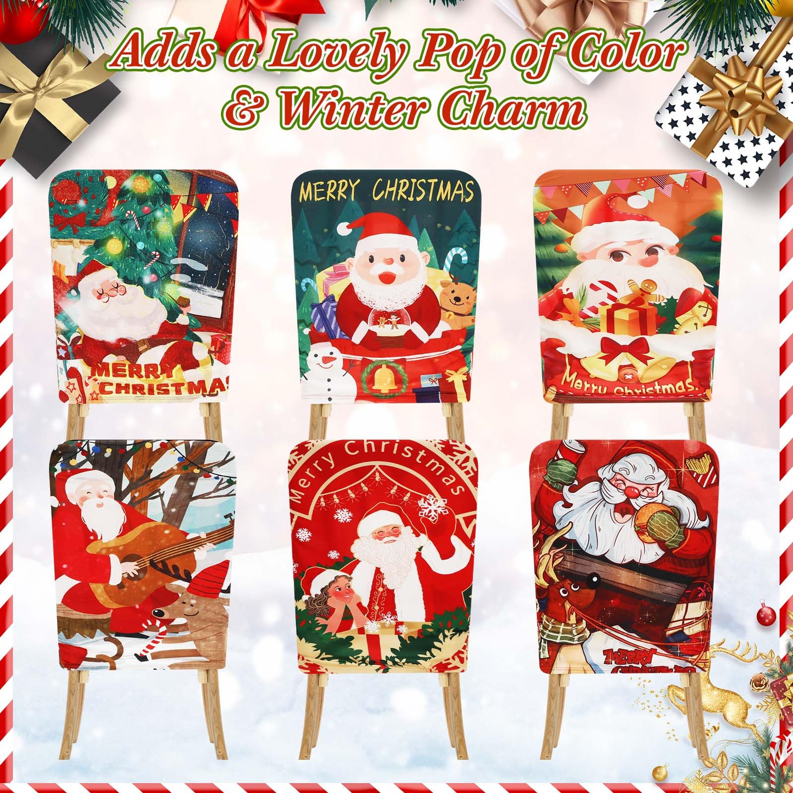 7 Pcs Sunflower Chair Covers and Tablecloth Set 60 x 84 Inch Waterproof Stain Rectangular Table Cover with Stretchable Removable Chair Slipcovers for Dining Room Kitchen Patio Summer Parties