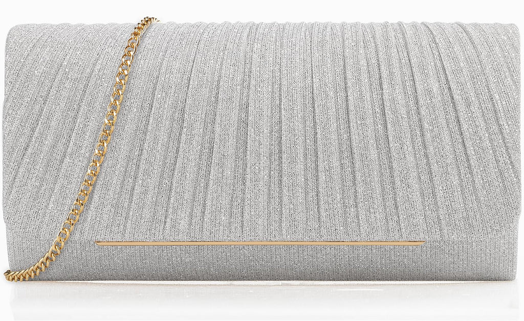 Women's Sparkling Evening Clutch Purse-Glitter Handbag with Detachable Strap for Weddings, Prom, Cocktail Parties