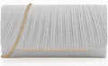 Women's Sparkling Evening Clutch Purse-Glitter Handbag with Detachable Strap for Weddings, Prom, Cocktail Parties