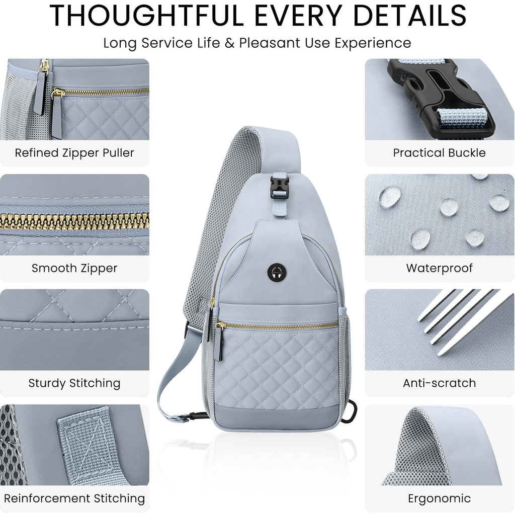Small Crossbody Purses Bags for Women Men Travel, Chest Sling Bag Women Casual Cross Body Bag for Woman Sling Backpack
