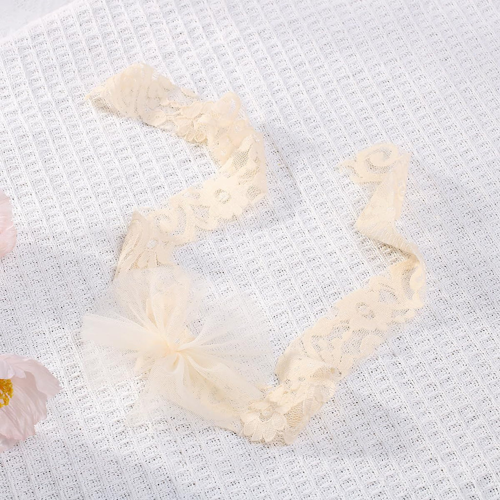 Newborn Photography Outfits Girl Baby Photography Props Lace Romper with Headress Newborn Outfits Girls Photo Props