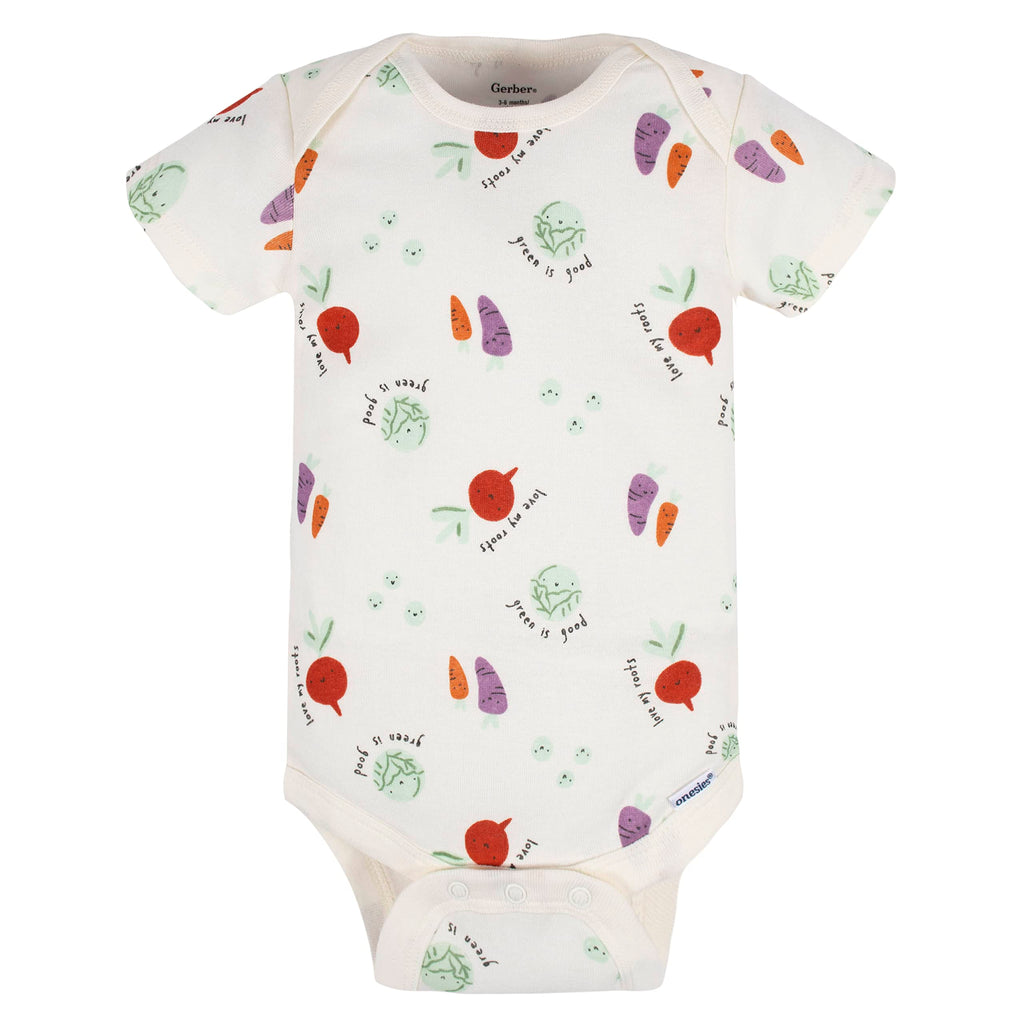 Gerber Unisex-Baby 8-pack Short Sleeve Onesies Bodysuits