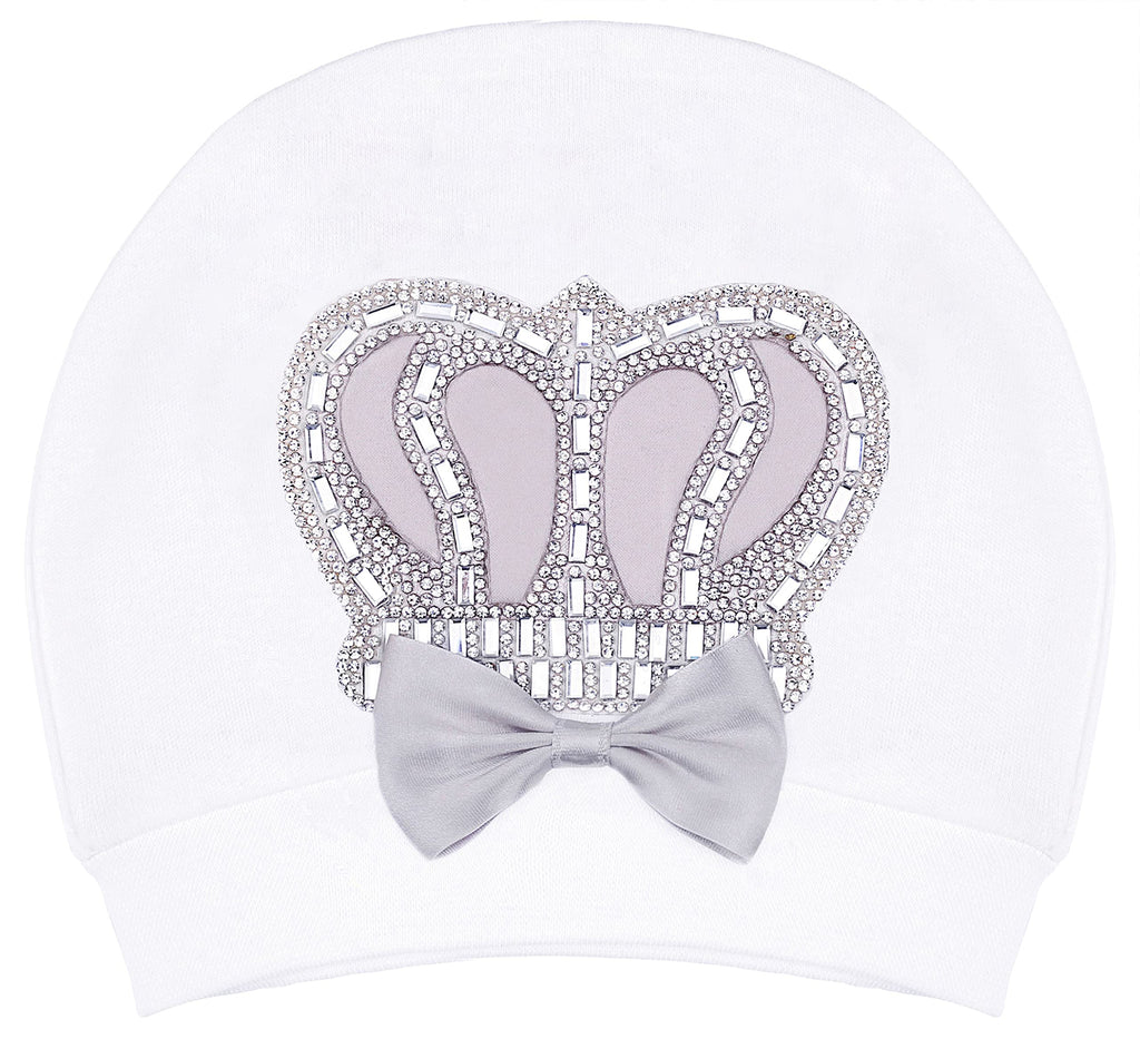 Lilax Baby Boy Newborn Crown Jewels Layette 3 Piece Gift Set