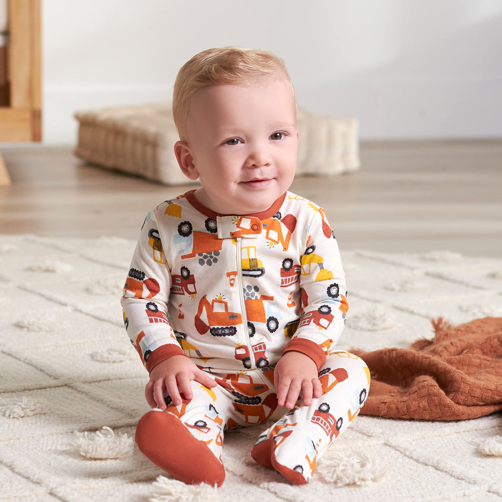 Gerber baby-boys 4 Pack Sleep 'N Play Footie