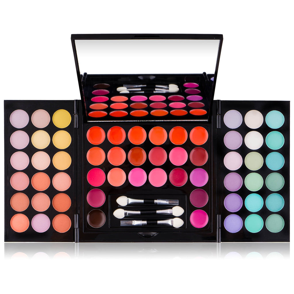 SHANY Elevated Essentials Makeup Set - All-in-One Makeup Kit with 72 Eyeshadows, 28 Lip Colors, 18 Gel Eyeliners, 10 Blushes, 1 Eye Primer, and 1 Cream Concealer