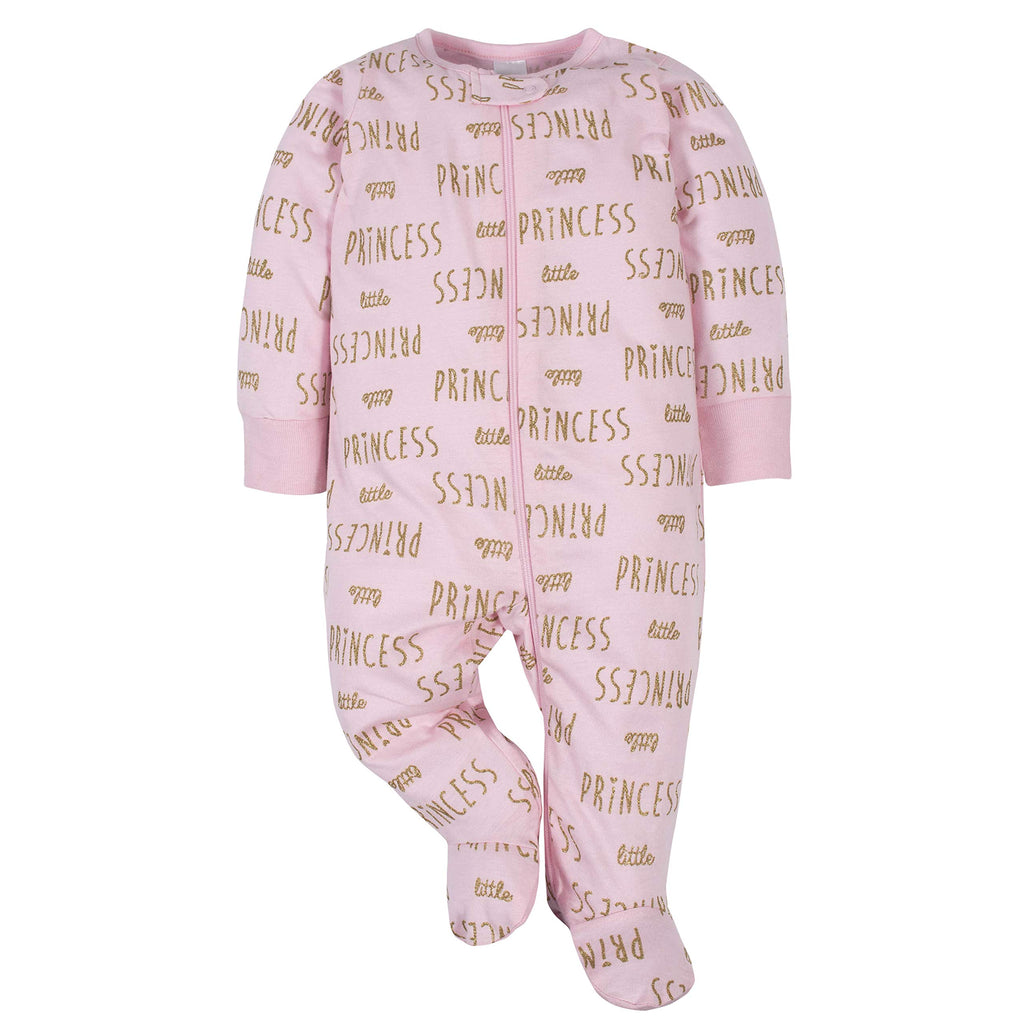Gerber Baby-Girls 4 Pack Sleep 'N Play Footie