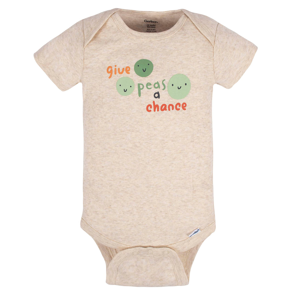 Gerber Unisex-Baby 8-pack Short Sleeve Onesies Bodysuits