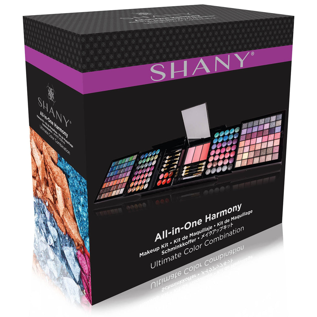 SHANY Elevated Essentials Makeup Set - All-in-One Makeup Kit with 72 Eyeshadows, 28 Lip Colors, 18 Gel Eyeliners, 10 Blushes, 1 Eye Primer, and 1 Cream Concealer