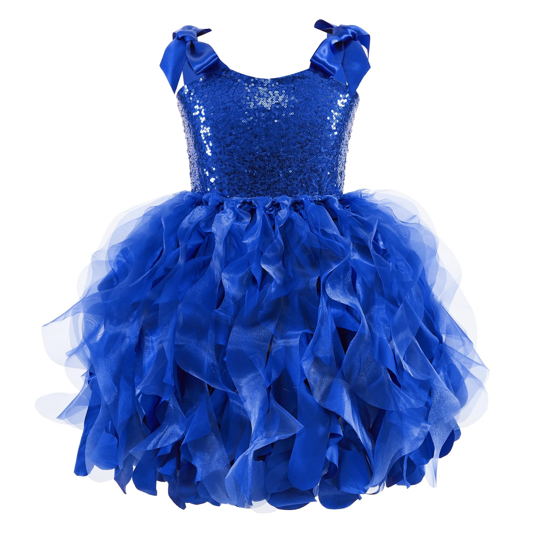 Suppromo Tutu Dress for Girls Sparkly Sequin Tulle Princess Birthday Party Prom Outfit Toddler Girls Sneaker Ball Gown Dress