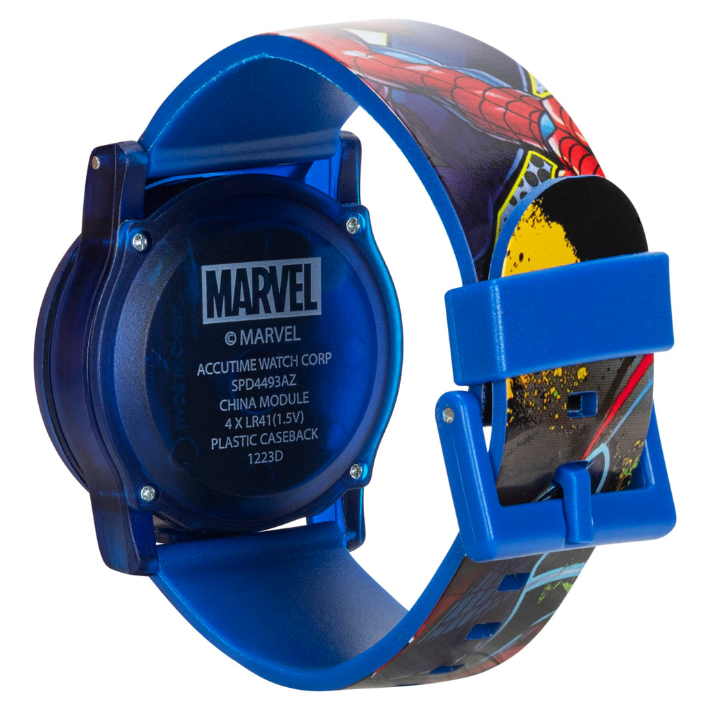 Marvel Spider-Man Kids Watches – Digital Display, Interactive Features, Adjustable Strap, Vibrant Spider-Man Graphics, Durable for Active Kids