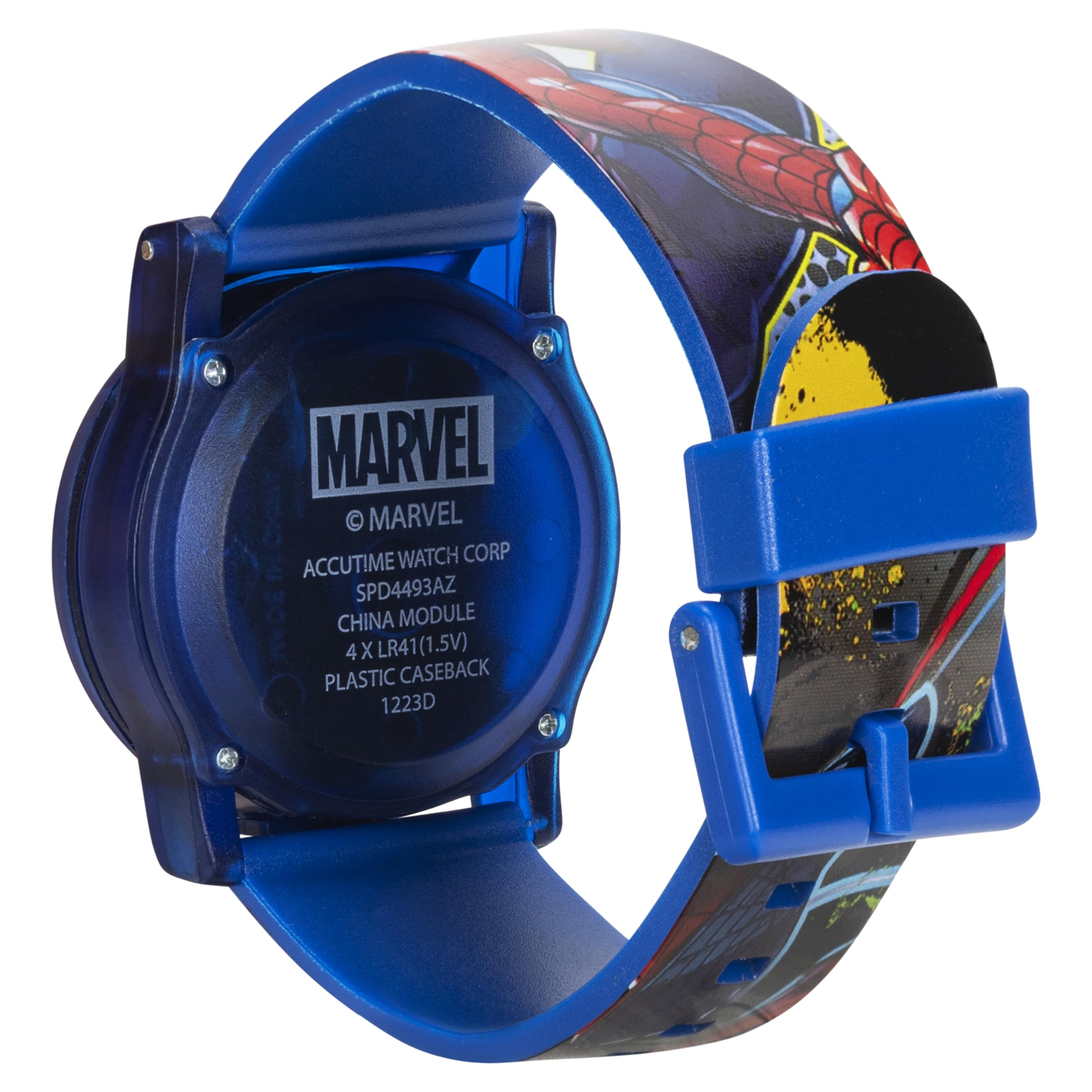 Marvel Spider-Man Kids Watches – Digital Display, Interactive Features, Adjustable Strap, Vibrant Spider-Man Graphics, Durable for Active Kids