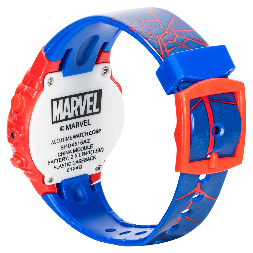 Marvel Spider-Man Kids Watches – Digital Display, Interactive Features, Adjustable Strap, Vibrant Spider-Man Graphics, Durable for Active Kids