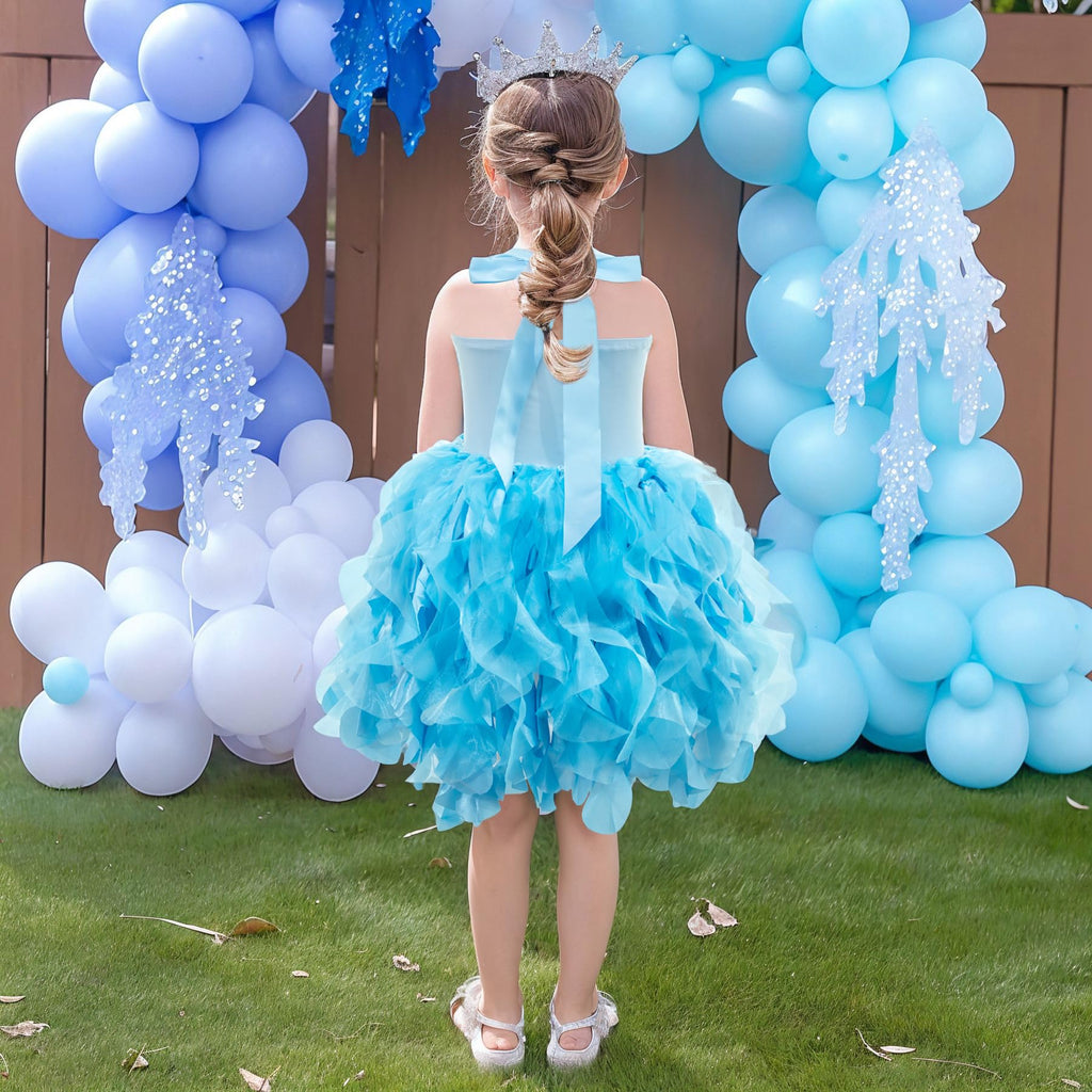 Suppromo Tutu Dress for Girls Sparkly Sequin Tulle Princess Birthday Party Prom Outfit Toddler Girls Sneaker Ball Gown Dress