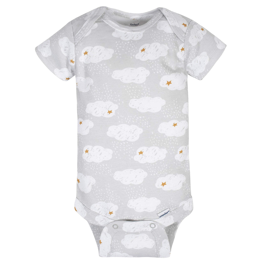 Gerber Unisex-Baby 8-pack Short Sleeve Onesies Bodysuits