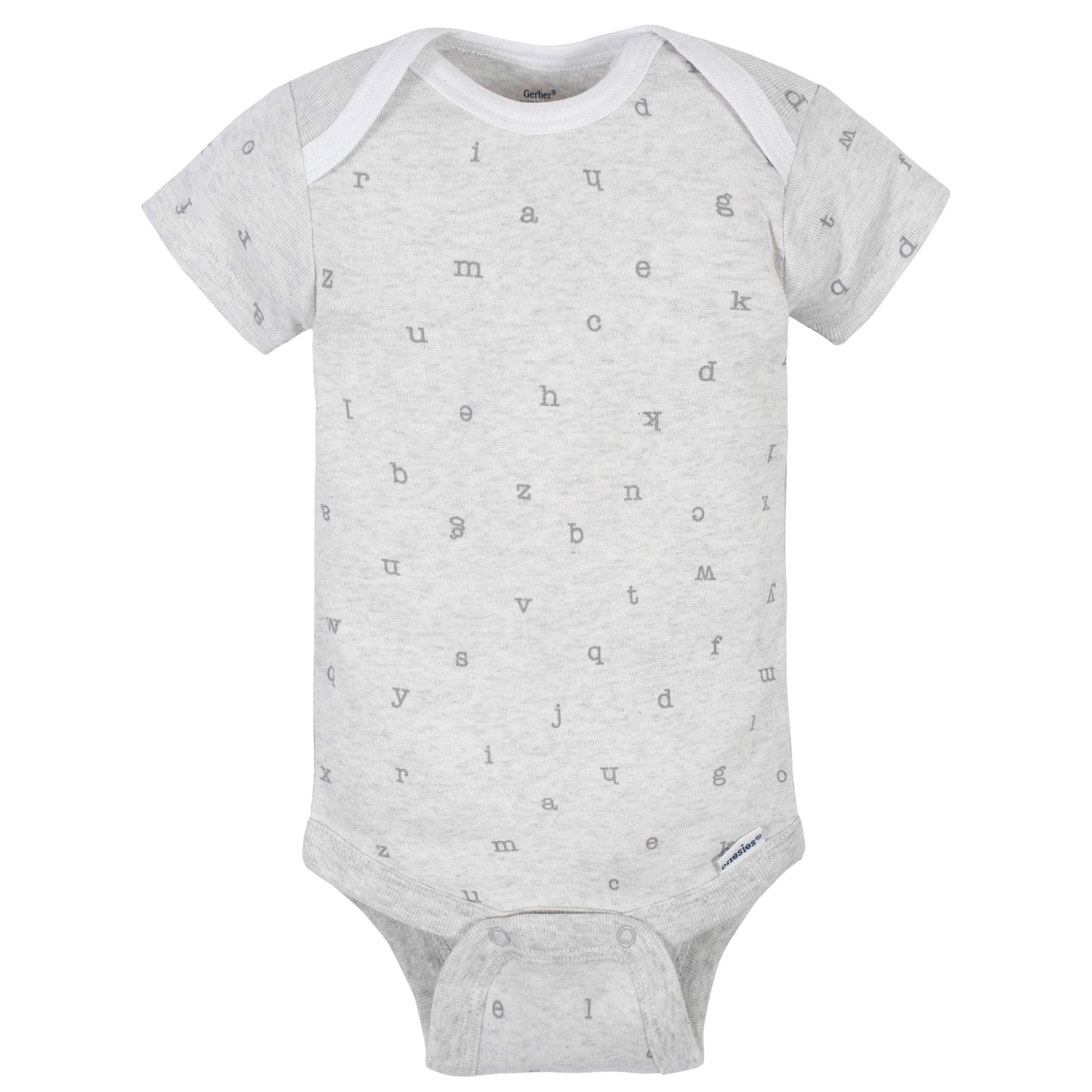 Gerber Unisex-Baby 8-pack Short Sleeve Onesies Bodysuits