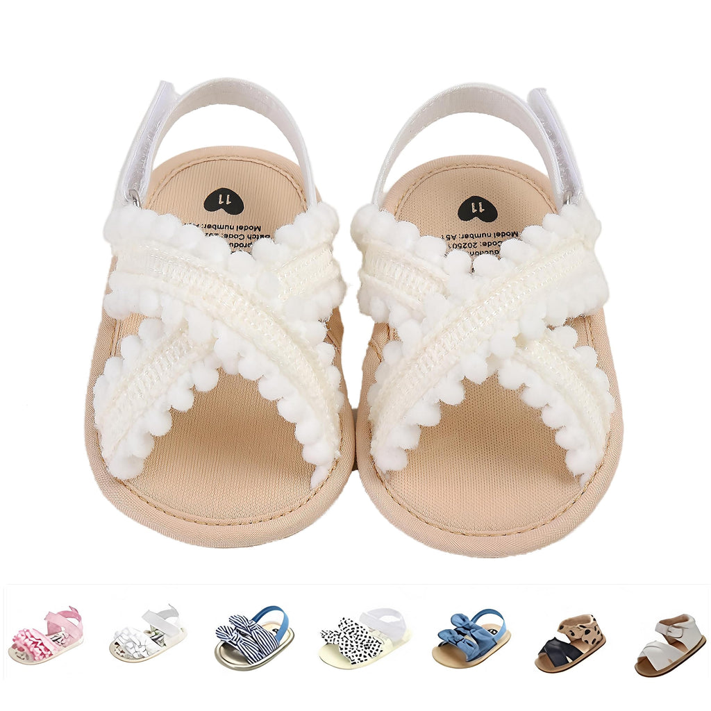 Baby Girls Sandals Summer Shoes Outdoor First Walker Toddler Girls Shoes For Summer