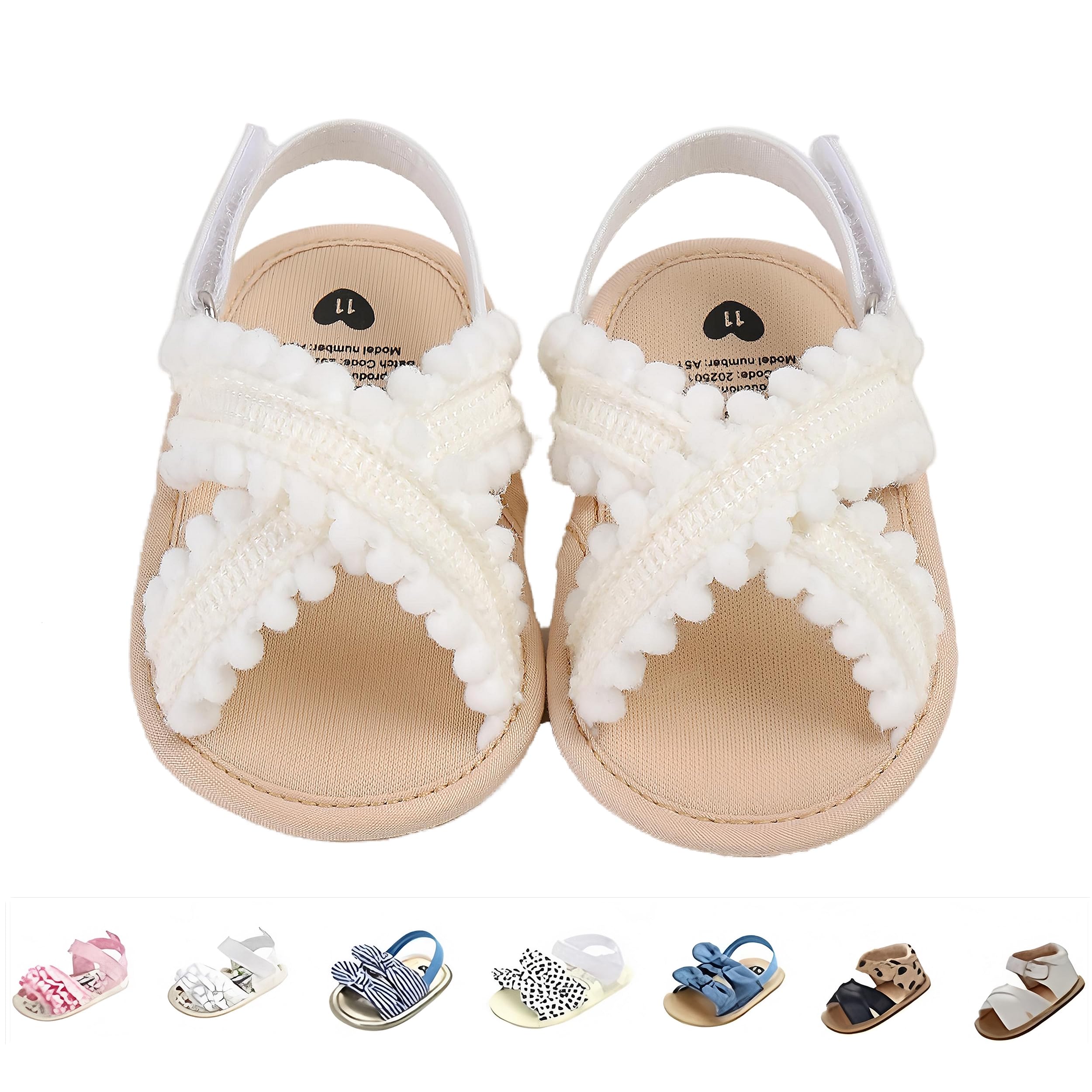 Baby Girls Sandals Summer Shoes Outdoor First Walker Toddler Girls Shoes For Summer